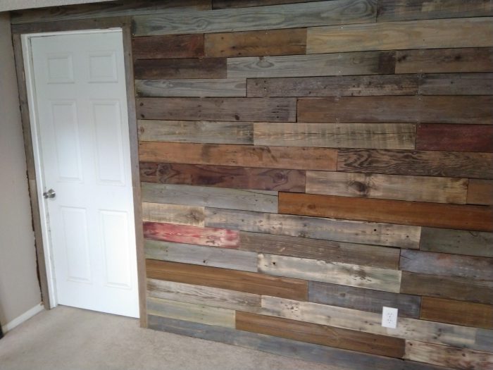 Reclaimed Wood Feature Wall
