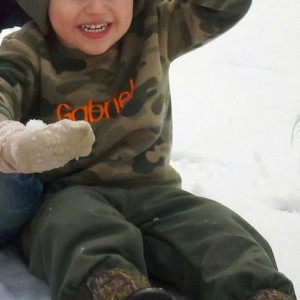 Gabriel in the Snow