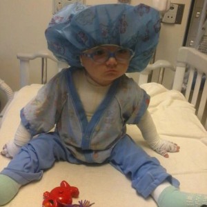 Jackson the day before shunt placement in his brain. How adorable!