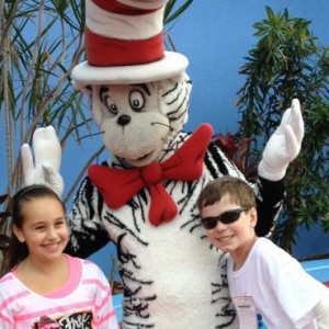 John Hudson with the Cat in the Hat!
