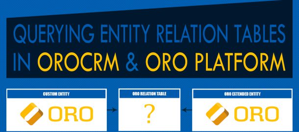 Querying Entity Relation Tables In OROCRM & ORO Platform
